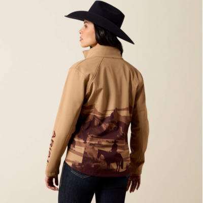 ARIAT - Veste Logo Softshell - Lone Ranger Print