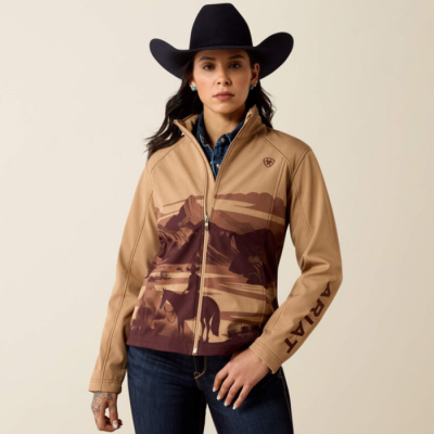 ARIAT - Veste Logo Softshell - Lone Ranger Print