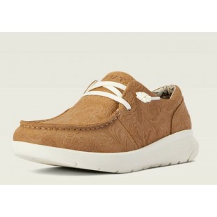 ARIAT - chaussure Hilo ,Tan Floral Emboss -femme