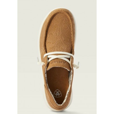 ARIAT - chaussure Hilo ,Tan Floral Emboss -femme