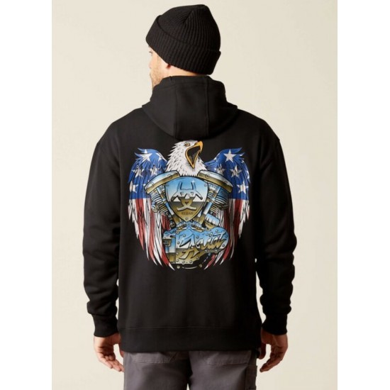 ARIAT - Hoodie "Moto Eagle", collection Workman