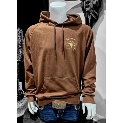 SHACK STORY - Hoodie Classic, brun
