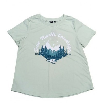 SHACK STORY - T-Shirt Free Horse, vert menthe
