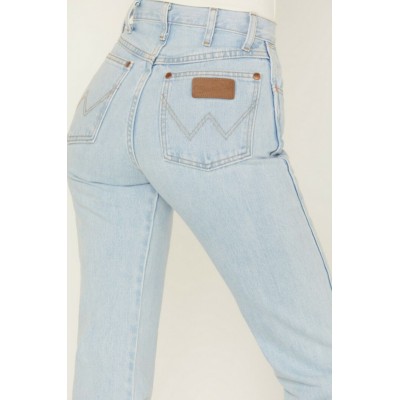 Wrangler® - Jeans femme Cowboy Cut® Slim Fit 14MWZ bleu clair
