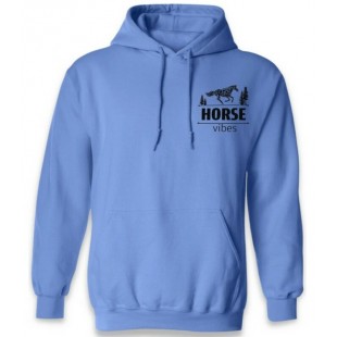 HORSE VIBES - Coton ouaté bleu pâle