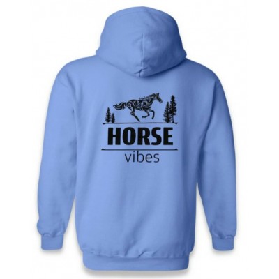 HORSE VIBES - Coton ouaté bleu pâle