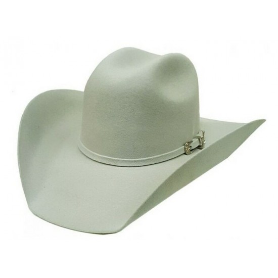 MODESTONE - Chapeau de cowboy en feutre de laine, gris