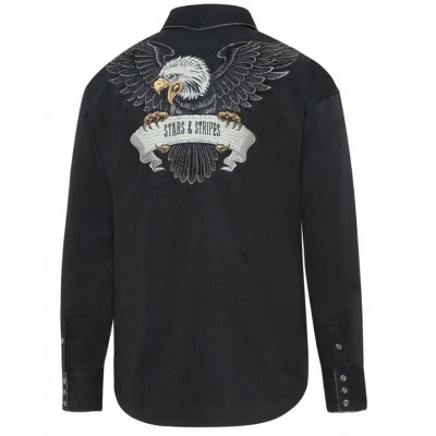 STARS & STRIPES - Chemise Black Eagle