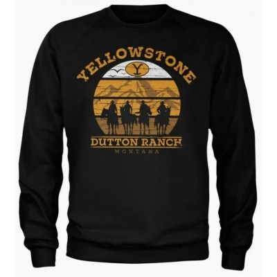 Pull unisexe Yellowstone Noir