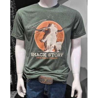 SHACK STORY - T-Shirt Vert Roper Unisexe