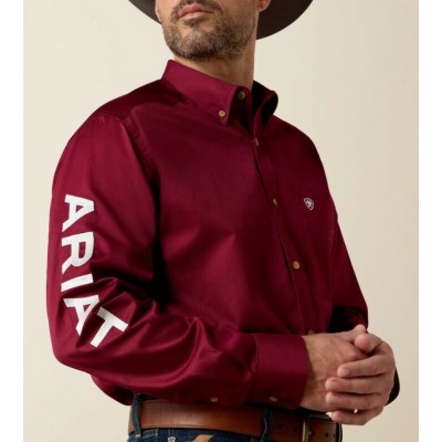   ARIAT - Chemise coupe classique en sergé avec logo - 10027995 