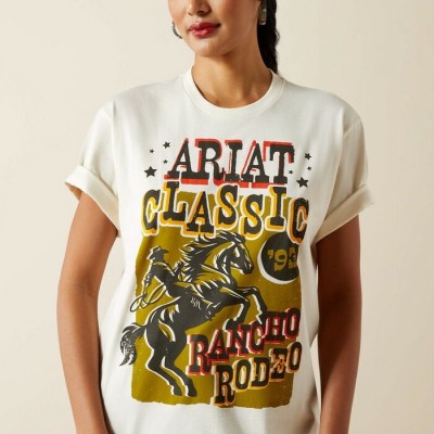 ARIAT - T-shirt Classic Rodeo - Natural 