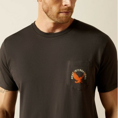 ARIAT - T-shirt Eagle Large - Vintage Black 
