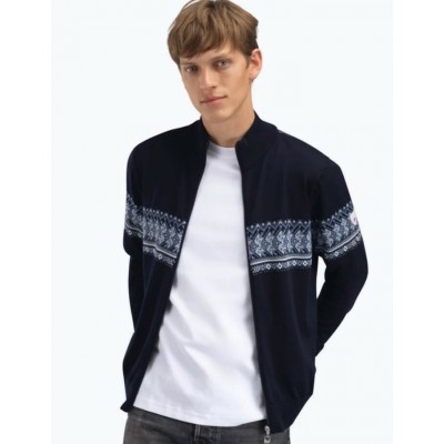 Dale of Norway - Chandail à fermeture éclair HOVDEN pour homme - Marine