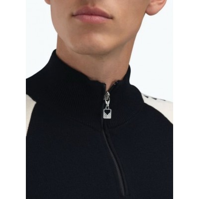 Dale of Norway - Chandail GEILO pour homme, laine mérino - Noir Blanc Cassé