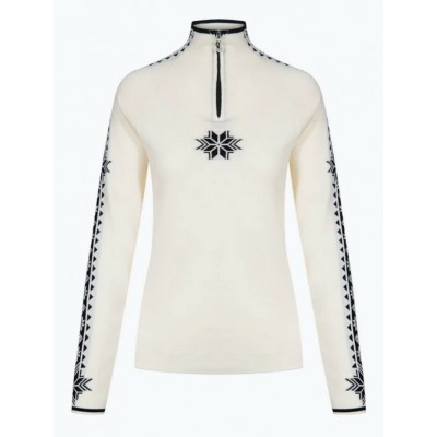 Dale of Norway - Chandail femme GEILO - Blanc Cassé Noir