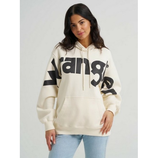 Wrangler® - Bold Logo Hoodie - Blanc