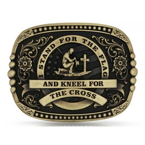 MONTANA SILVERSMITH - Boucle de ceinture Kneel For The Cross
