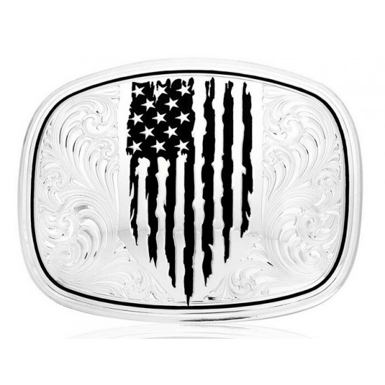 MONTANA SILVERSMITH - Boucle de ceinture American Made Strength 
