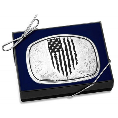 MONTANA SILVERSMITH - Boucle de ceinture American Made Strength 