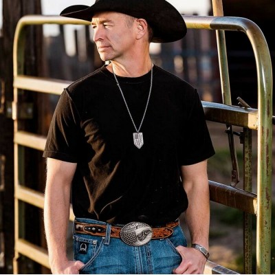 MONTANA SILVERSMITH - Boucle de ceinture American Made Tradition Bull Rider