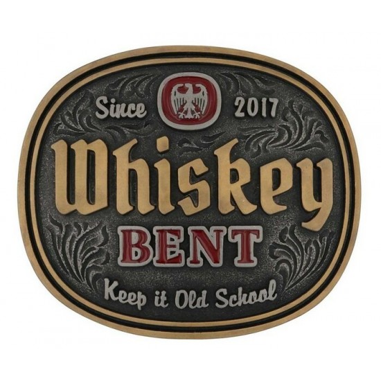 MONTANA SILVERSMITH - Boucle de ceinture Keep it Old School Whiskey Bent