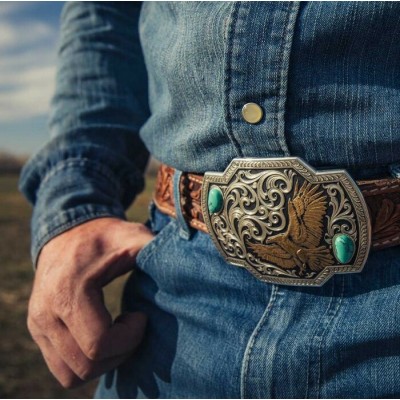 MONTANA SILVERSMITH - Boucle de ceinture Wings of Valor