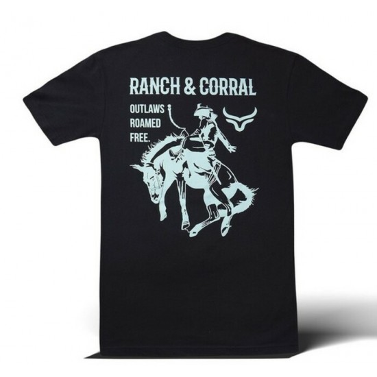 RANCH AND CORRAL - T-Shirt Rodéo Bronco Rider