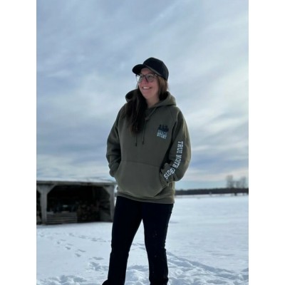 SHACK STORY - Hoodie 3 Horses - Vert