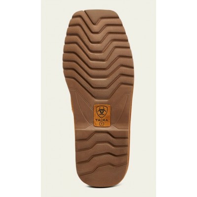 ARIAT - Pantoufles Lasso Square Toe - Chestnut