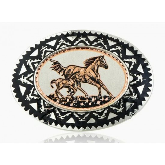 Boucles de Ceinture - Foal and Horse - BB57