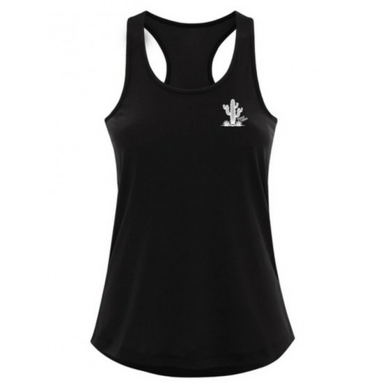 HORSE VIBES - Camisole de Sport Cactus - Noir