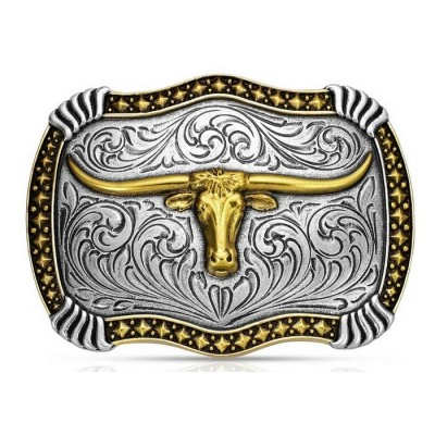 MONTANA SILVERSMITH - Boucle de ceinture Longhorn...