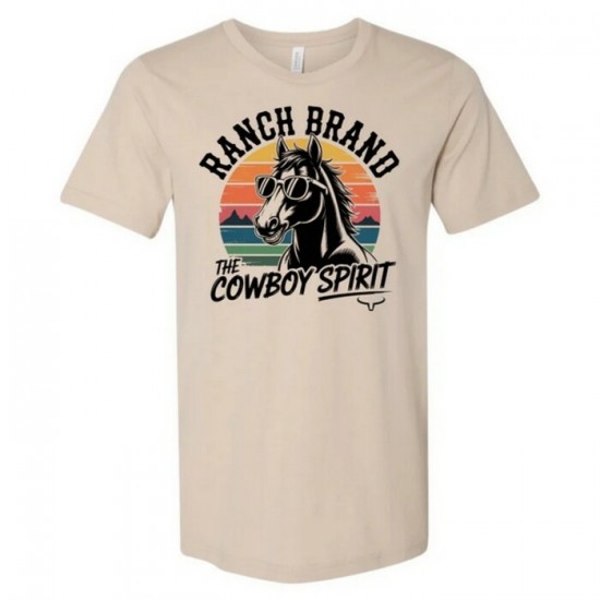 RANCH BRAND - T-Shirt Homme Cool Horse 1