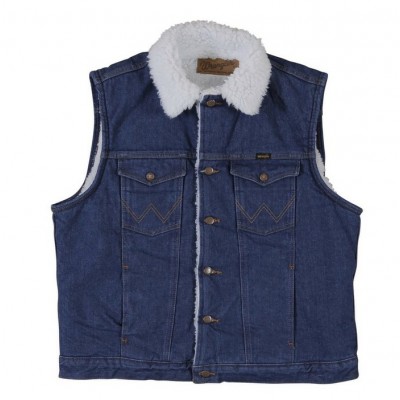 Wrangler® - Veste en denim doublé sherpa - Homme