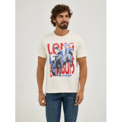 Wrangler® - T-Shirt Graphique - Blanc Antique