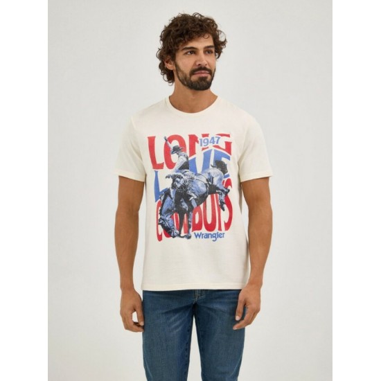 Wrangler® - T-Shirt Graphique - Blanc Antique