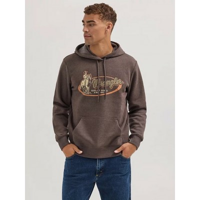 Wrangler® - Hoodie Vintage - Brun