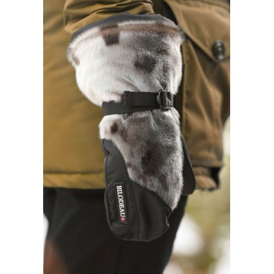 Bilodeau - Mitaines sportives longues, loup marin naturel et nylon