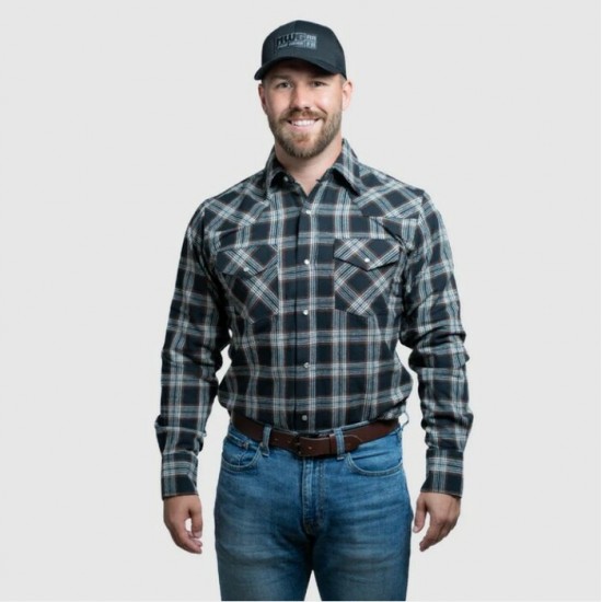 MWG - Chemise Flannel Snap - Stone