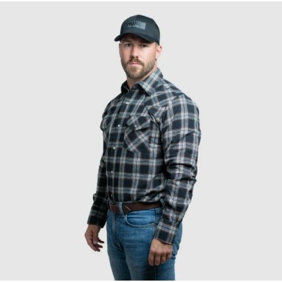 MWG - Chemise Flannel Snap - Stone
