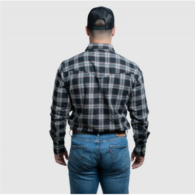 MWG - Chemise Flannel Snap - Stone