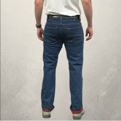 MWG - Jean Stretch Doublé en Flanelle - Stone Wash 