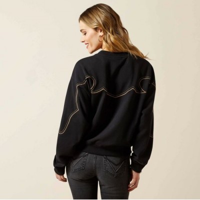 ARIAT - Sweatshirt Hickory - Noir