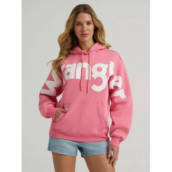 Wrangler® - Bold Logo Hoodie - Rose