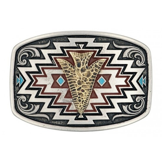 MONTANA SILVERSMITH - Boucle de ceinture Radiating Center of it All Arrow