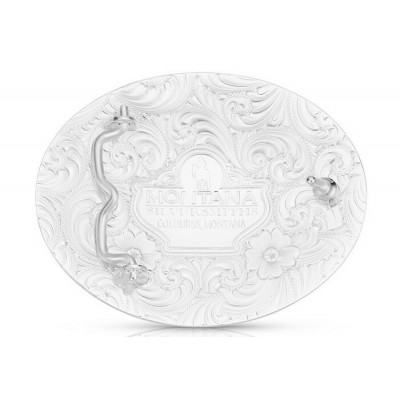 MONTANA SILVERSMITH - Boucle de ceinture Dancing Compass Buffalo
