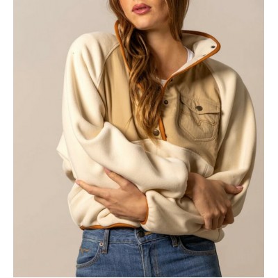KIMES RANCH -  Hoodie Josie Naturel