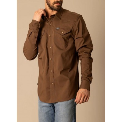 KIMES RANCH - Chemise Blackout - Brun