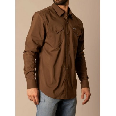 KIMES RANCH - Chemise Blackout - Brun